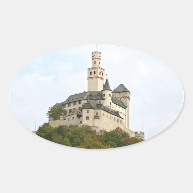 Castle Oval Sticker (Front)