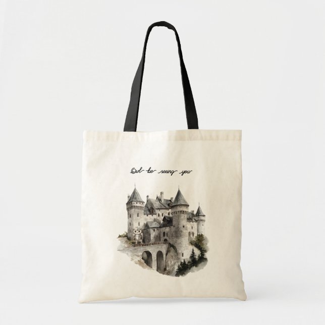 Castle Owl Be Seeing You Tote Bag (Front)