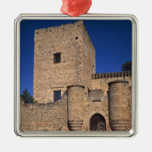 Castle Pedraza, Castile Leon, Spain 2 Metal Ornament