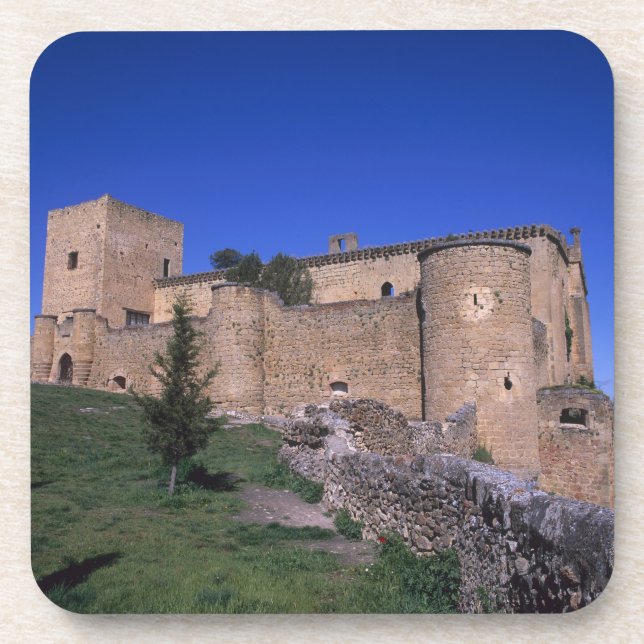 Castle Pedraza, Castile Leon, Spain Coaster (Front)