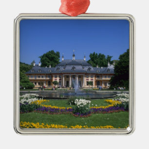 Castle Pillnitz, Dresden, Saxony, Germany Metal Ornament