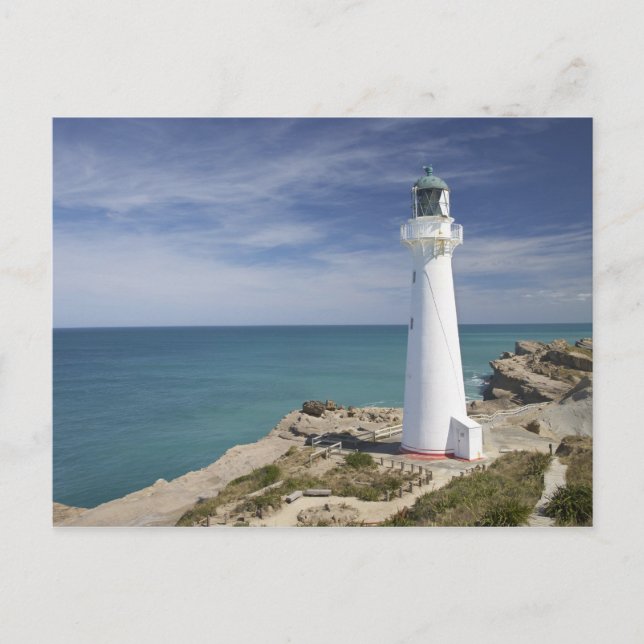 Castle Point Lighthouse, Castlepoint, Wairarapa, Postcard (Front)