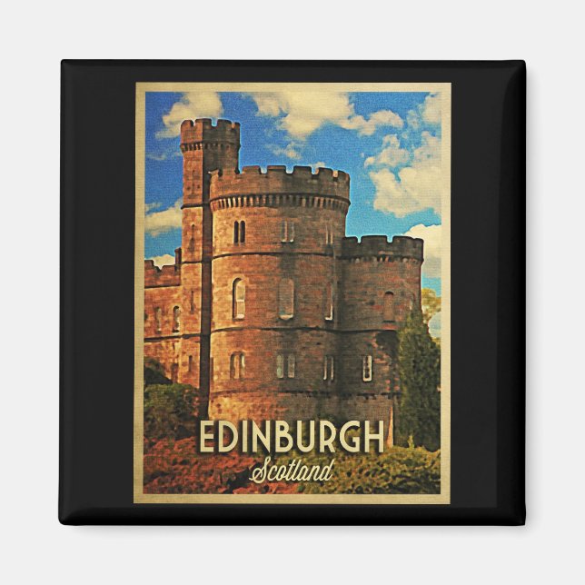 Castle Rock Edinburgh Magnet (Front)