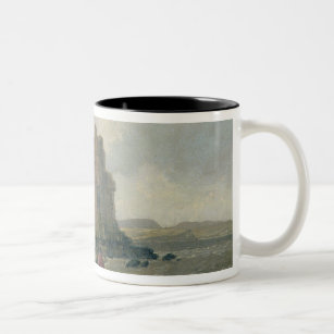 Castle Rock (Flatholm Island), Bristol Channel, 17 Two-Tone Coffee Mug