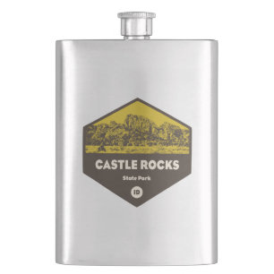 Castle Rocks State Park Idaho Hip Flask