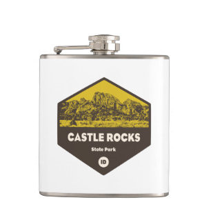 Castle Rocks State Park Idaho Hip Flask