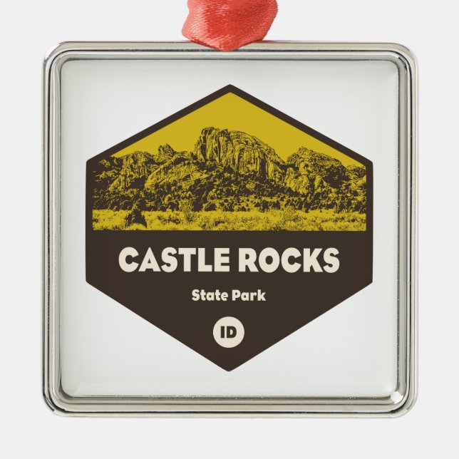 Castle Rocks State Park Idaho Metal Ornament (Front)