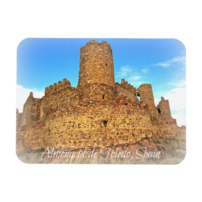 Castle Ruins of Muslim origins in Spain Magnet (Horizontal)