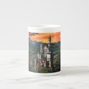 Castle Schloss Neuschwanstein Bone China Mug