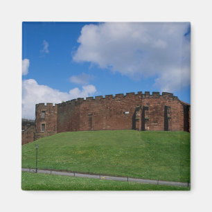 Castle showing half moon tower, Chester, Magnet