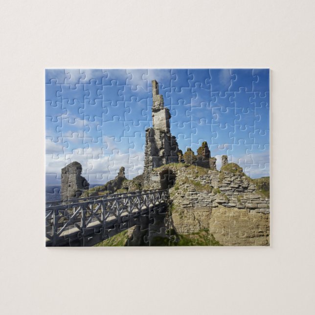 Castle Sinclair Girnigoe, Wick, Caithness, Jigsaw Puzzle (Horizontal)