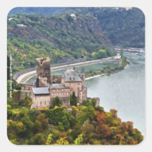 Castle Square Sticker