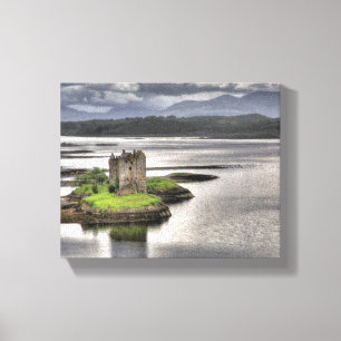 Castle Stalker Appin Argyll Scotland Canvas Print