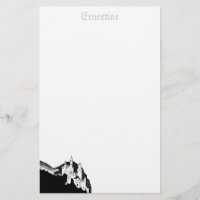Castle stationery - personalized