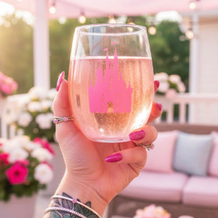 Castle Stemless Wine Glass