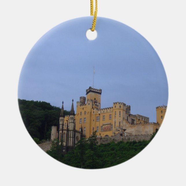 Castle Stolzenfels Ceramic Ornament (Front)