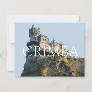 Castle Swallow's Nest in Crimea Postcard