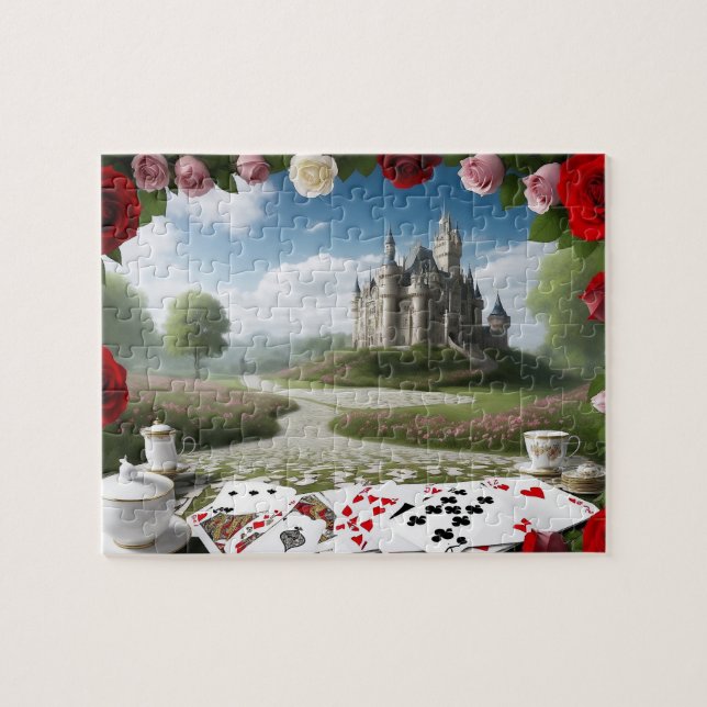 Castle Through the Wonderland Portal Jigsaw Puzzle (Horizontal)