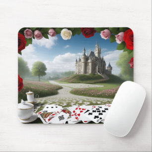 Castle Through the Wonderland Portal Mouse Pad