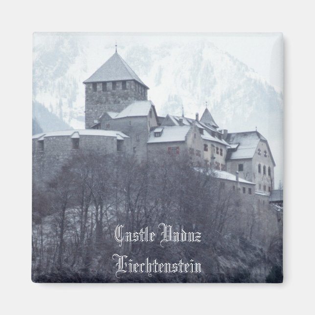 Castle Vaduz Liechtenstein Magnet (Front)