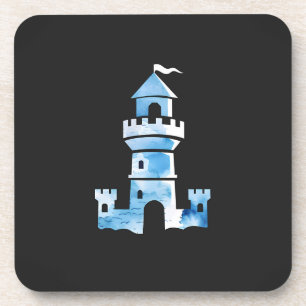 Castle Watercolor Art Coaster