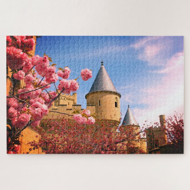 Castle with Flowers Jigsaw Puzzle (Horizontal)