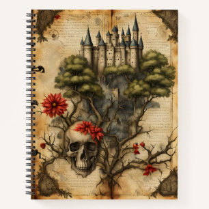 Castle with Skull Notebook