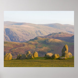 Castlerigg Stone Circle, Lake District, Cumbria, 2 Poster