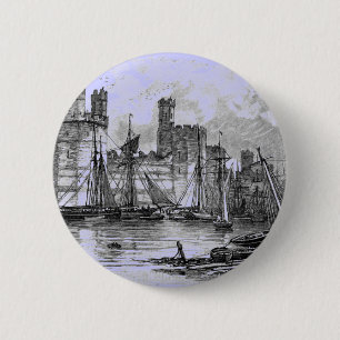 Castles 2 Inch Round Button