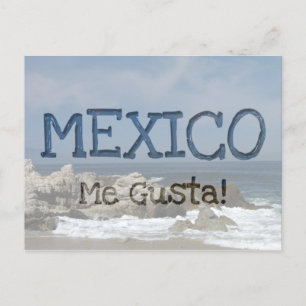 Castles in the Sand; Mexico Souvenir Postcard