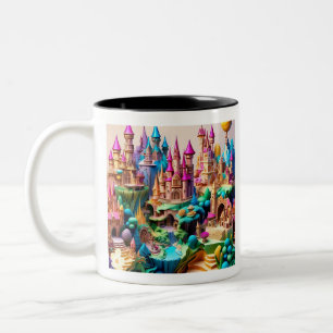 "Castles of Enchantment" Two-Tone Coffee Mug