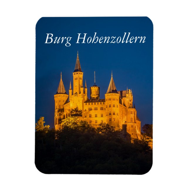 Castles of Germany - Hohenzollern Photo Magnet (Vertical)