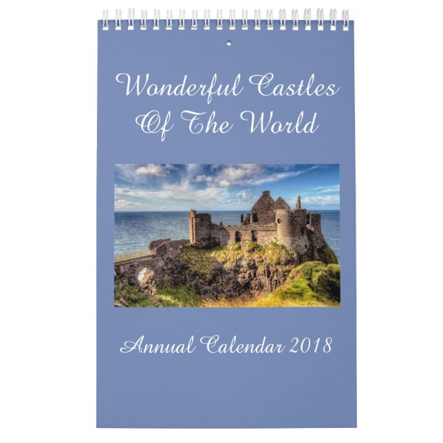 Castles Of The World Annual Calendar 2018 (Cover)