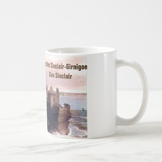Castles Sinclair-Girnigoe – Clan Sinclair Coffee Mug (Right)