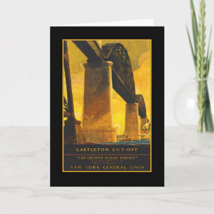 Castleton Cutoff Bridge Travel Poster on Cards