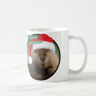 Castor de Noël - Blanc 11 oz classique Mug blanc