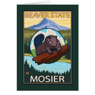 Castor et capot de Mt. - Mosier, Orégon