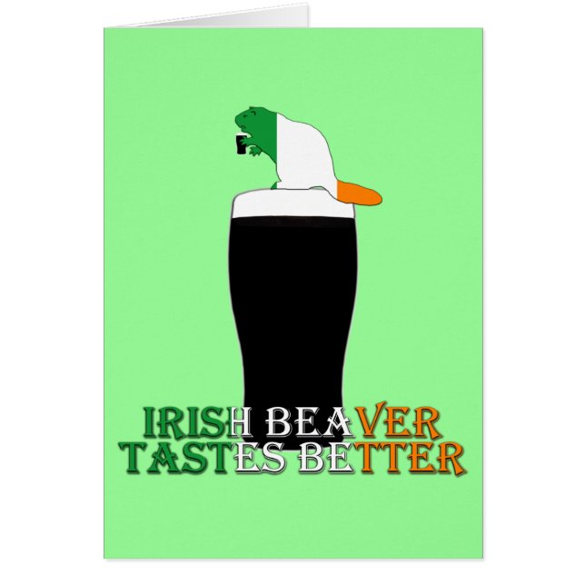 Castor irlandais drôle (Devant)