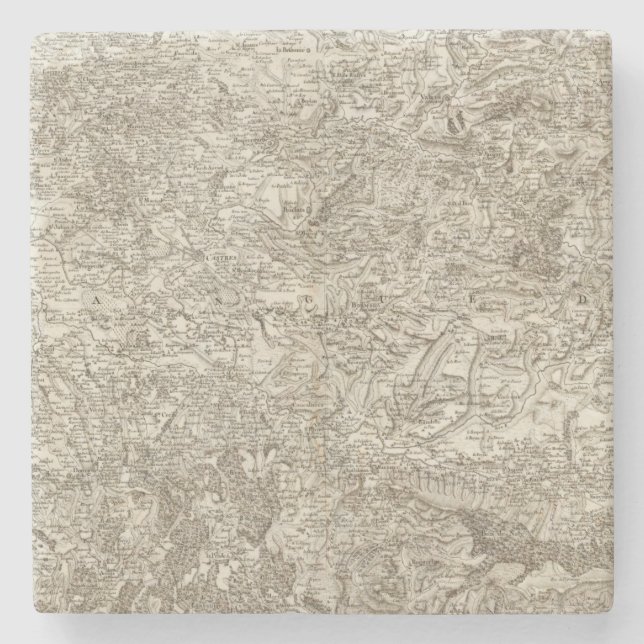Castres Stone Coaster (Front)