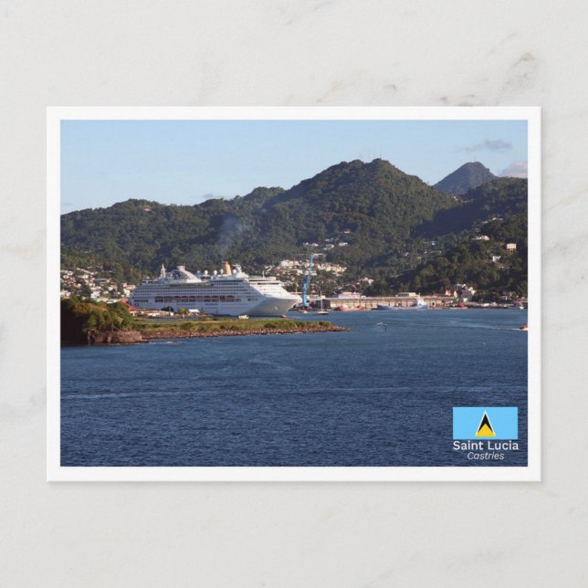 Castries - Saint Lucia Postcard (Front)