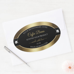 Casual Black Coffee Brown Brilliants Product Label