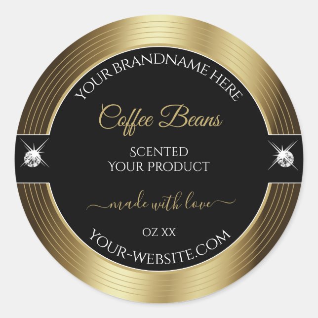 Casual Black Coffee Brown Brilliants Product Label (Front)