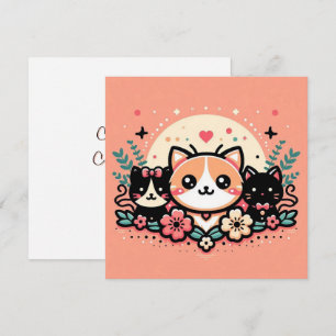 Casual Card I (CuteCats)