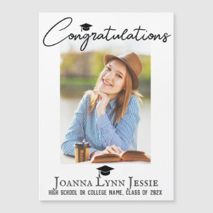casual Congratulations script Graduate Photo 
