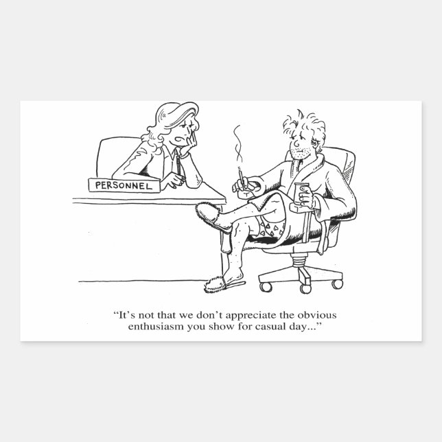 Casual Day Sticker (Front)