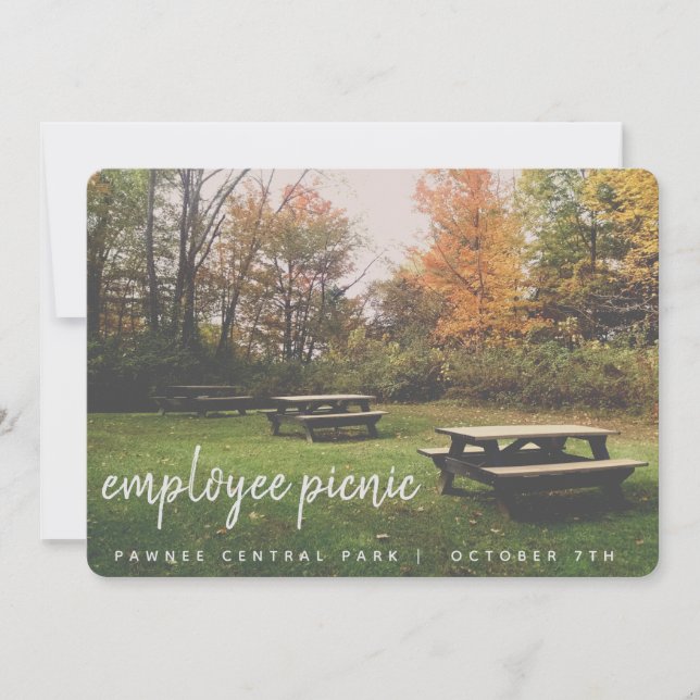 Casual Fall Event Invitation (Front)