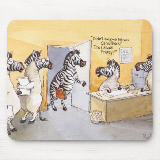 Casual friday mouse pad