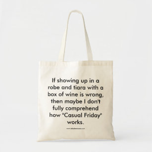 "Casual Friday" tote bag