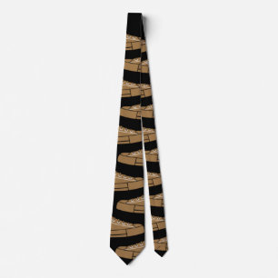 Casual Gold Sneakers Black Unisex Neck Tie