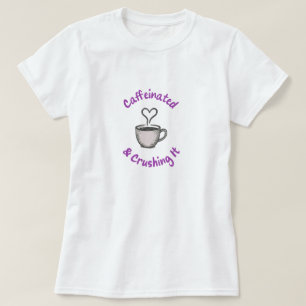 casual graphic t-shirt - coffee lovers